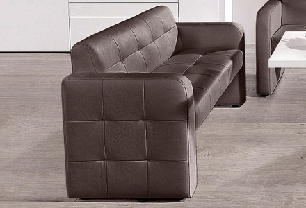 exxpo - sofa fashion, exxpo - sofa fashion 2-Sitzer »Barista«, mit Rückenlehne, exxpo - sofa fashion 2-Sitzer »Barista, modern und bequem, hoher Sitzkomfort«, moderne Sitz- und Rückenverarbeitung, frei im Raum stellbar