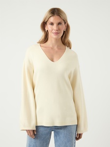 Y.A.S Strickpullover »YASELMA LS V-NECK KNIT PULLOVER S. NOOS«