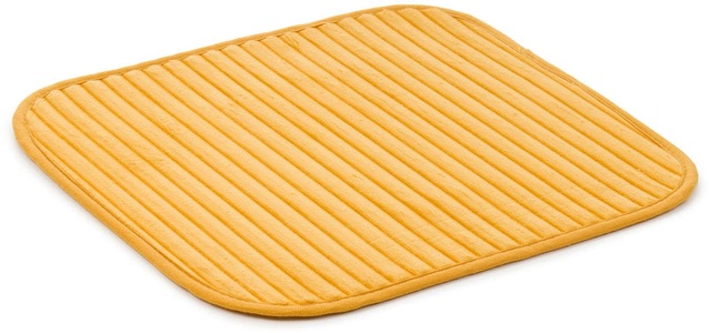 Gözze Badematte »Berlin«, Höhe 7 mm, rutschhemmend beschichtet, fussbodenheizungsgeeignet, Badteppich, Uni Farben, Cord Optik, waschbar