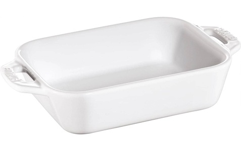 STAUB, Staub-Auflaufform 20 x 16 cm, Weiss, STAUB Auflaufform »20 x 16 cm« Keramik
