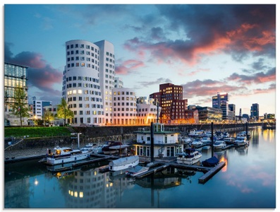 Artland Glasbild »Düsseldorf Medienhafen«