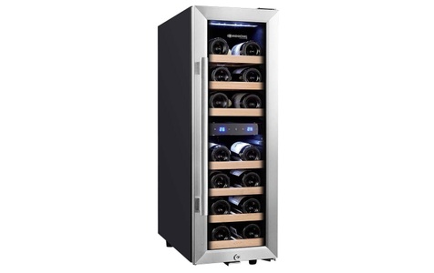 Sonnenkönig, Sonnenkönig Cava 1900 Dual Weinkühlschrank, Sonnenkönig Cava 1900 Dual Weinschrank Edelstahl rechts
