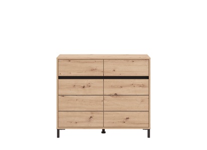 INOSIGN Kommode »Marron für Wohnzimmer, Flur, Schlafzimmer«, Sideboard, Breite 106 cm, mit 2 Schubladen, hinter den Türen 4 Fächer