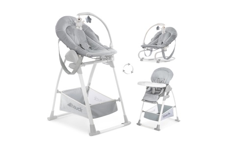 Hauck, hauck Hochstuhl Sit´n Relax 3 in 1 Stretch Grey - grau, hauck Kombihochstuhl Sit`n Relax 3 in 1