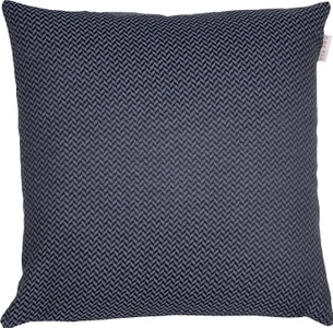 Esprit, Esprit Dekokissen »Cado«, (1 St.), mit Fischgratmuster, Esprit Kissenhülle , E-Cado 50808-081-38-38 , Blau, Dunkelblau , Textil , Struktur , 38 cm , hochwertige Qualität , 003021130207