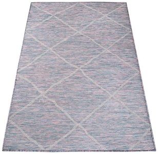 Carpet City, Carpet City Teppich »Palm«, rechteckig, 5 mm Höhe, Wetterfest & UV-beständig, für Balkon, Terrasse, Flur, Küche, flach gewebt, Carpet City Outdoorteppich »PALM 3075«, rechteckig, 5 mm Höhe, Läufer, Wetterfest & UV-beständig, für Balkon, Terrasse, Küche, flach