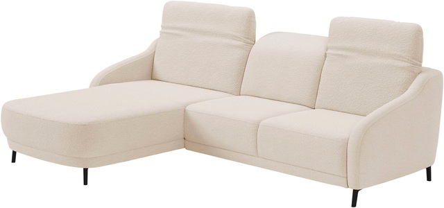 sit&more Ecksofa »Blues L-Form« wahlweise mit Klapptisch und USB