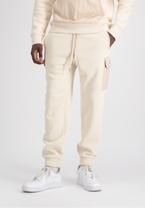 Alpha Industries, Cargohose, Regular Fit Herren Weiss L, Alpha Industries Jogginghose »Alpha Industries Men - Jogger Sweat Nylon Cargo Jogger«