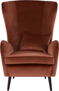 Guido Maria Kretschmer Home&Living Sessel »Salla«, wahlweise mit oder ohne Hocker, grosser Sessel: Masse B/T/H: 78/94/118 cm, Bezug auch in Luxus-Microfaser in Teddyfelloptik