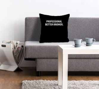 queence Dekokissen »PROFESSIONAL BETTER KNOWER.«, (1 St.)