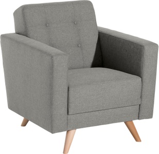 MAX WINZER, Max Winzer® Sessel »Julius«, Max Winzer® Sessel »Julius, Loungesessel«, mit Knopfheftung