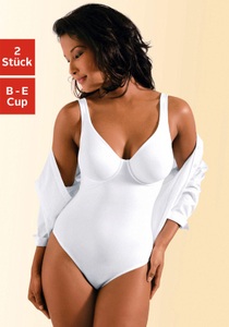 Nuance, Nuance Kurzarmbody, Nuance T-Shirt-Body, mit Bügel, mit bodyforming Effekt, Shape wear Body, Shaping Body