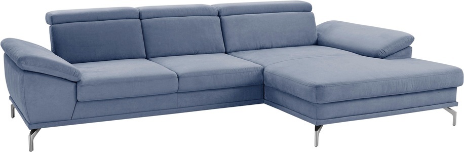 SIT&MORE, sit&more Ecksofa, sit&more Ecksofa »Scorpio L-Form«, inklusive Sitztiefenverstellung, wahlweise mit Kopfverstellung