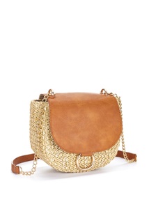 Lascana, LASCANA Umhängetasche, LASCANA Umhängetasche, Strandtasche, Schultertasche, Tragetasche, Bast-Optik VEGAN