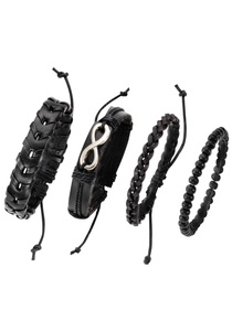 J.Jayz Armband Set »Infinity/Unendlichkeitsschleife« (Set, 4 tlg.)