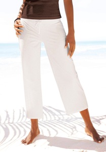 BEACHTIME, Beachtime 7/8-Strandhose, Beachtime 7/8-Strandhose, aus weichem Jersey, Wide-Leg, Jogginghose, Relaxhose