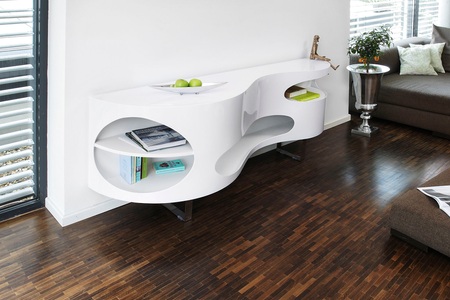 mutoni casual, Sideboard 200x50x75cm weiss, Sideboard 200x50x75cm weiss
