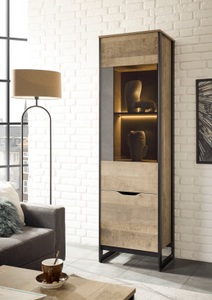 PLACES OF STYLE, Places of Style Vitrine »Malthe«, im trendigen Design, 