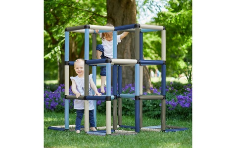 undefined, QUADRO Kletterpyramide HOME, Quadro Spielturm Kletterpyramide HOME petrol