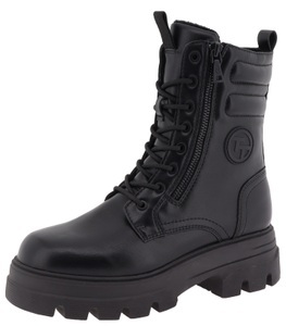 Tom Tailor, TOM TAILOR Schnürboots, mit Zierreissverschluss aussen, in Komfortweite G, 