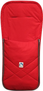Heitmann, Heitmann Sommerfußsack Eisbärchen Rot - rot, Heitmann Felle Fusssack »Eisbärchen - Sommerfusssack«, leichte Ausführung, ideal im Sommer, für Kinderwagen & Buggy, waschbar