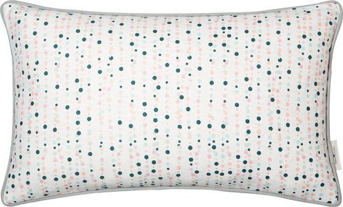 Tom Tailor, TOM TAILOR Kissenhülle »Dottylines«, (1 St.), mit farbigem Rundumkeder, Tom Tailor Zierkissenbezug Dotty Lines