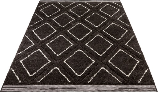 MINT RUGS, MINT RUGS Designteppich »Colin«, rechteckig, 22 mm Höhe, Hoch-Tief Struktur, sehr weicher Flor, Wohnzimmer, Schlafzimmer, Robust, Pflegeleicht, ringsum gekettelt, 