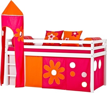 Hoppekids, Hoppekids Hochbett »Flowerpower«, 