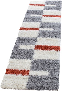 AYYILDIZ, Hochflor-Teppich, »Gala Shaggy 2505«, Ayyildiz, rechteckig, Höhe 30 mm, maschinell gewebt, Ayyildiz Teppiche Hochflor-Läufer »Gala Shaggy 2505«, rechteckig, 30 mm Höhe, 80cm x 250cm (BxL)