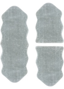 andiamo, Bettumrandung »Lamm Fellimitat« Andiamo, Höhe 20 mm (3-tlg.), Andiamo Bettumrandung »Bettvorleger Lamm Fellimitat«, (3 tlg.), Kunstfell, sehr weicher Flor, waschbar, Bettvorleger, Läufer-Set