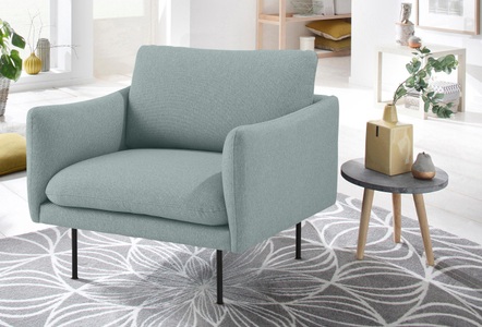 ANDAS, andas Sessel »Mavis«, mit losen Sitz- und Rückenkissen, skandinavischer Stil, 