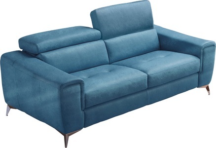 Egoitaliano, Egoitaliano Schlafsofa »Francine«, mit Bettfunktion, Kopfteil manuell verstellbar, mit Metallfüssen, Egoitaliano Schlafsofa »Francine, Designsofa, Loungesofa mit Dauerschlaffunktion, Bettfunktion«, hochwertiger Metallbettrahmen & Matratze, Kopfteil manuell verstellbar