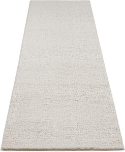 Carpet City, Carpet City Hochflor-Läufer »Plainy«, rechteckig, 30 mm Höhe, Polyester, Langflor Uni Grau, Wohnzimmer, Carpet City Hochflor-Läufer »Plainy«, rechteckig, 30 mm Höhe, Shaggy Polyester Teppich, besonders weich, Uni-Farben