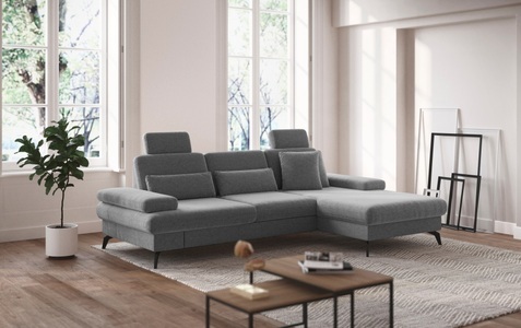 sit&more Ecksofa »Morris L-Form inkl. Sitztiefenverstellung«, wahlweise mit Bettfunktion, Bettkasten und Armteilverstellung
