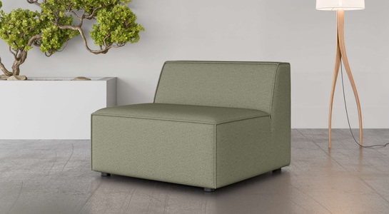 INOSIGN Sessel »Cavan«, Bequemer Sessel ohne Armlehne