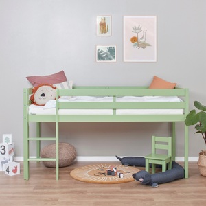 Hoppekids, Hoppekids Spielbett »ECO COMFORT«, Höhe 72cm, Farbe & Grösse & Matratze/Lattenrost wählbar, Hoppekids Spielbett »ECO COMFORT, Hochbett, in 2 Einzelbetten teilbar«, Höhe 72cm, Farbe & Grösse & Matratze