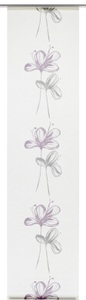 Gardinia, Schiebegardine, »Flower«, GARDINIA, Klettband 1 Stück, 