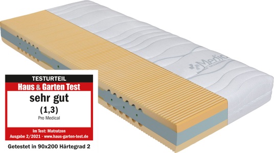 BeCo, Kaltschaummatratze »Pro Medical«, Beco, 20 cm hoch, Beco Kaltschaummatratze »Pro Medical« 20 cm hoch Raumgewicht: 35 kg/m³ 1 Stk. tlg. Matratze in 90x200 cm und weiteren Grössen, punktelastische Matratze