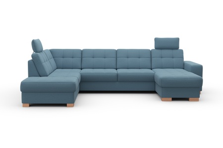 SIT&MORE, sit&more Wohnlandschaft, wahlweise mit Bettfunktion und Bettkasten, sit&more Wohnlandschaft »Quincy U-Form«, wahlweise mit Bettfunktion und Bettkasten