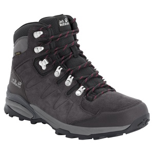 Jack Wolfskin, Jack Wolfskin Refugio Texapore Mid-Cut Schuhe Damen grau 2021 UK 7 | EU 40,5 Trekking- & Wanderschuhe, Jack Wolfskin Wasserdichte Wanderschuhe Damen Refugio Texapore Mid Women 40.5 dark steel / purple Dark Steel / Purple