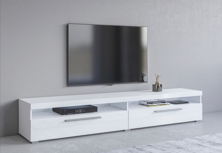 undefined, Lowboard, Breite 200 cm, INOSIGN Lowboard »India,Breite 200 cm, stilvolle Fernsehschrank mit offenen Fächern«, TV-Board ohne Beleuchtung, TV-Kommode mit viel Stauraum
