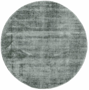 carpetfine Teppich »Ava«, rund, 13 mm Höhe, Viskoseteppich, Seidenoptik, Wohnzimmer