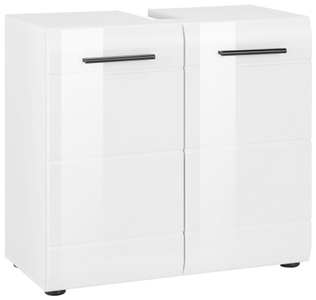 Trendteam, trendteam Waschbeckenunterschrank »Sovana«, INOSIGN Waschbeckenunterschrank »Sovana«, Waschtisch mit verstellbarem Fach - Masse (B/T/H) 60/31/56 cm