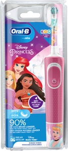 Oral-B, Oral B Elektrische Kinderzahnbürste Disney Princess, Aufsteckbürsten: 1 Stk., Oral B Vitality 100 Kids Princess Elektrische Zahnbürste