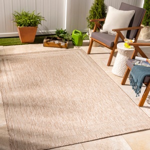 Surya, Surya Teppich »GLOBAL«, rechteckig, LIVABLISS - In-/Outdoor-Teppich im Jute-Look GEORGIA, 200X280CM, Beige