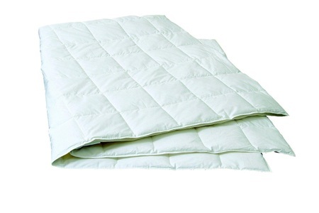 Billerbeck, Karo-Duvet, Billerbeck, »Thea Superlight«, billerbeck EDITION Daunenbettdecke »Karo-Duvet Thea Superlight«, extraleicht, Füllung 90% neue, reine europäische Entendaunen weiss, 10% Entenfederchen, kein Lebensrupf!, Bezug 100% Baumwolle, (1 St.)