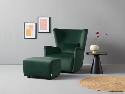 LeGer Home by Lena Gercke, LeGer Home by Lena Gercke Ohrensessel »Levke«, wahlweise mit oder ohne Hocker, LeGer Home by Lena Gercke Ohrensessel »Levke Sessel«, wahlweise mit oder ohne Hocker