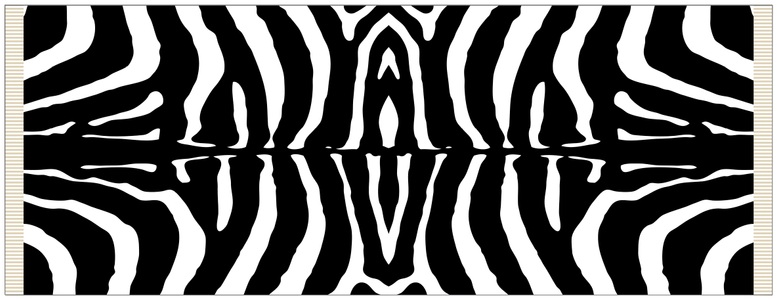MySpotti, MySpotti Vinylteppich »Buddy Rosalie G«, rechteckig, 0,5 mm Höhe, statisch haftend, Zebra, MySpotti Vinylteppich »Buddy Rosalie G«, rechteckig, 0,5 mm Höhe, statisch haftend, Zebra