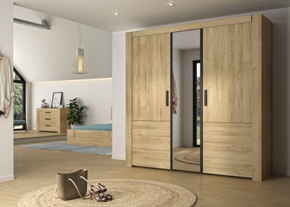 GOODproduct, GOODproduct Hochkommode »Sofia«, Kommode, universeller Stil, passt sich an alle Modernen Innenräume an, Gami Hochkommode »Sofia«, Kommode, universeller Stil, passt sich an alle Modernen Innenräume an