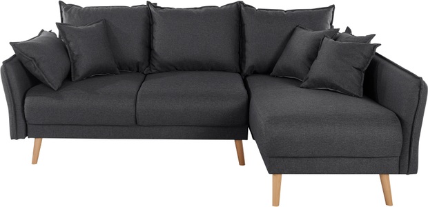 ANDAS, andas Ecksofa »Granbo«, incl. Bettfunktion und Bettkasten, Federkern-Polsterung, Seitentasche im Armteil, Home affaire Ecksofa »Granbo L-Form«, incl. Bettfunktion und Bettkasten, Federkern-Polsterung, Seitentasche